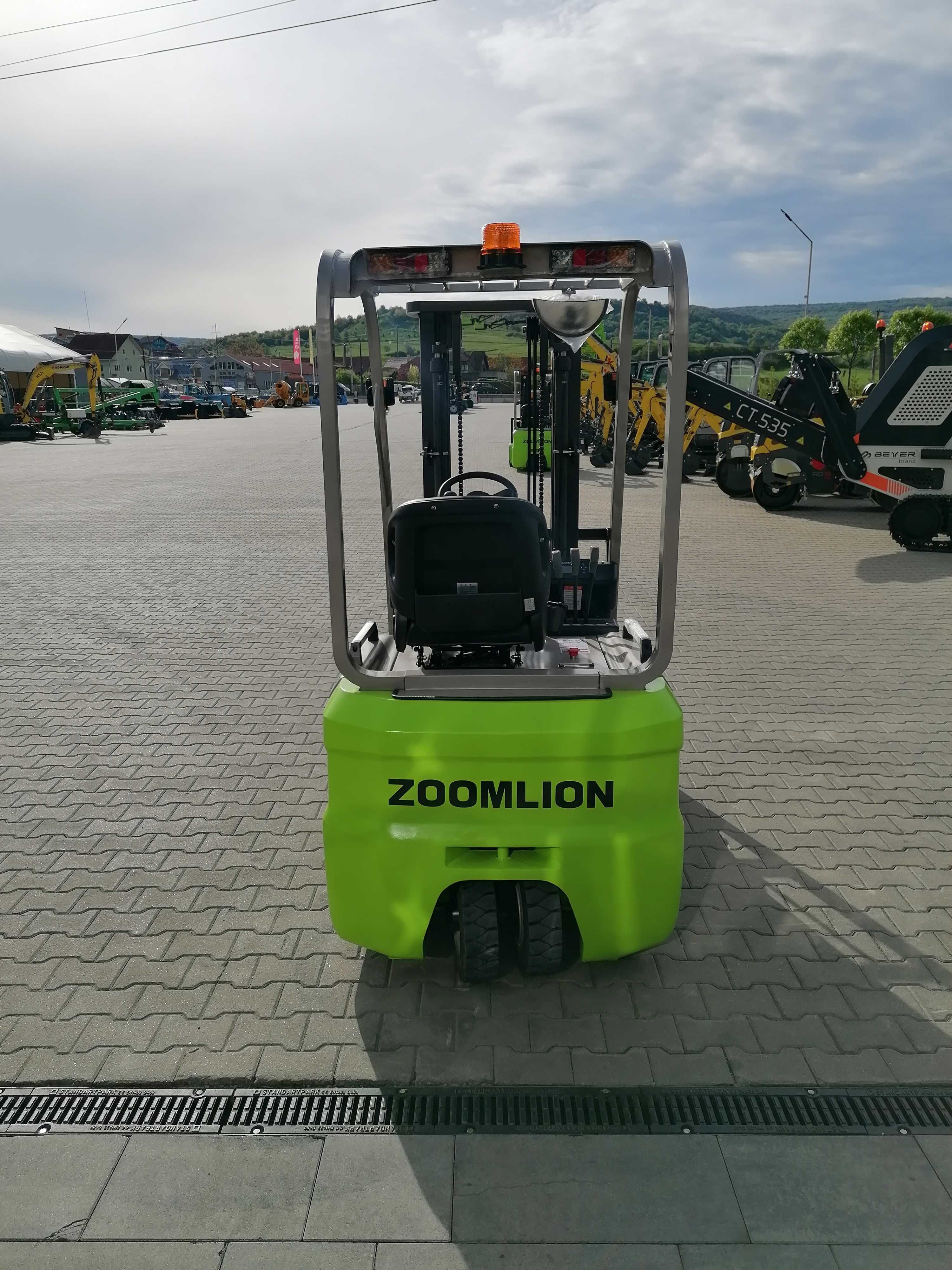 Stivuitor electric cu 3 roti Zoomlion FE16H