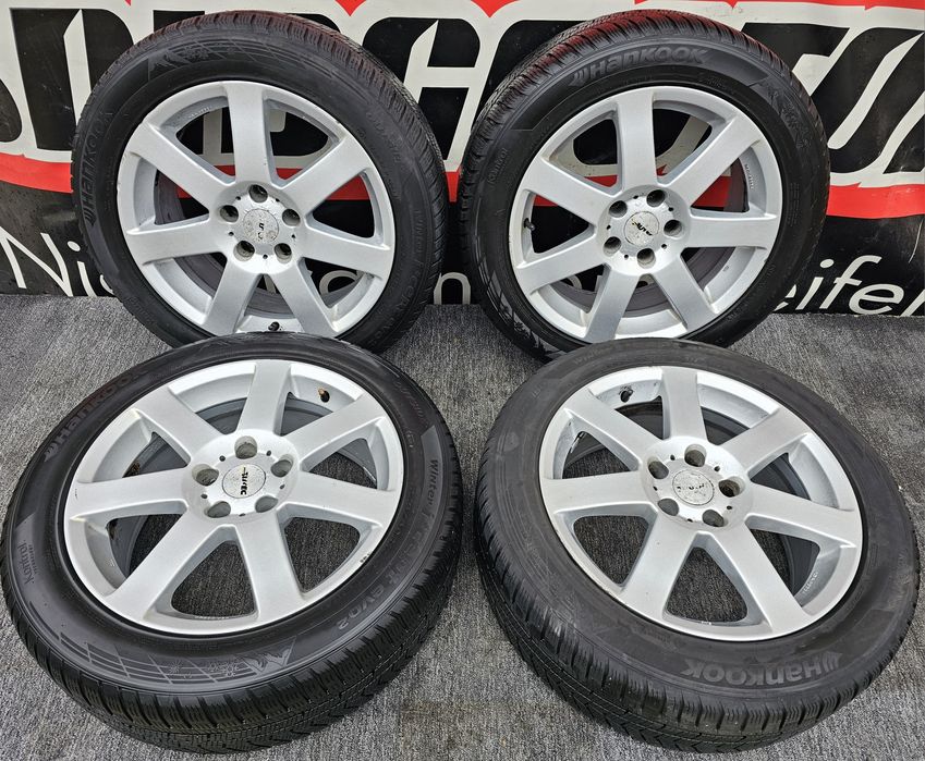 JanteAliaj 17'5x112+Cauciucuri225-50-17'SeatLeon,Skoda,AudiA4,VwPassat