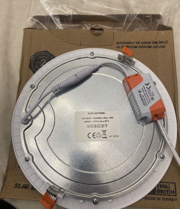 Spot led slim încastrat 18w ,225mm
