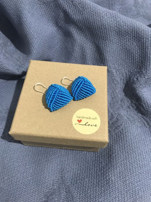 Cercei macrame, handmade