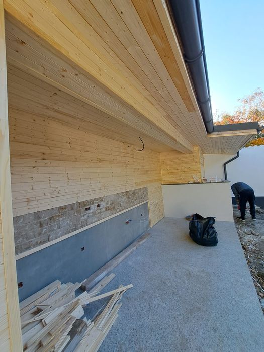 Terasa , foisor , casuta de gradina , magazie , lambriu, placari lemn