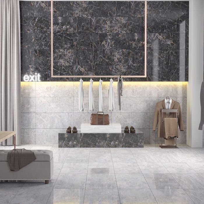 Faianta MILA Light Grey Dekofon 30X90 Gri