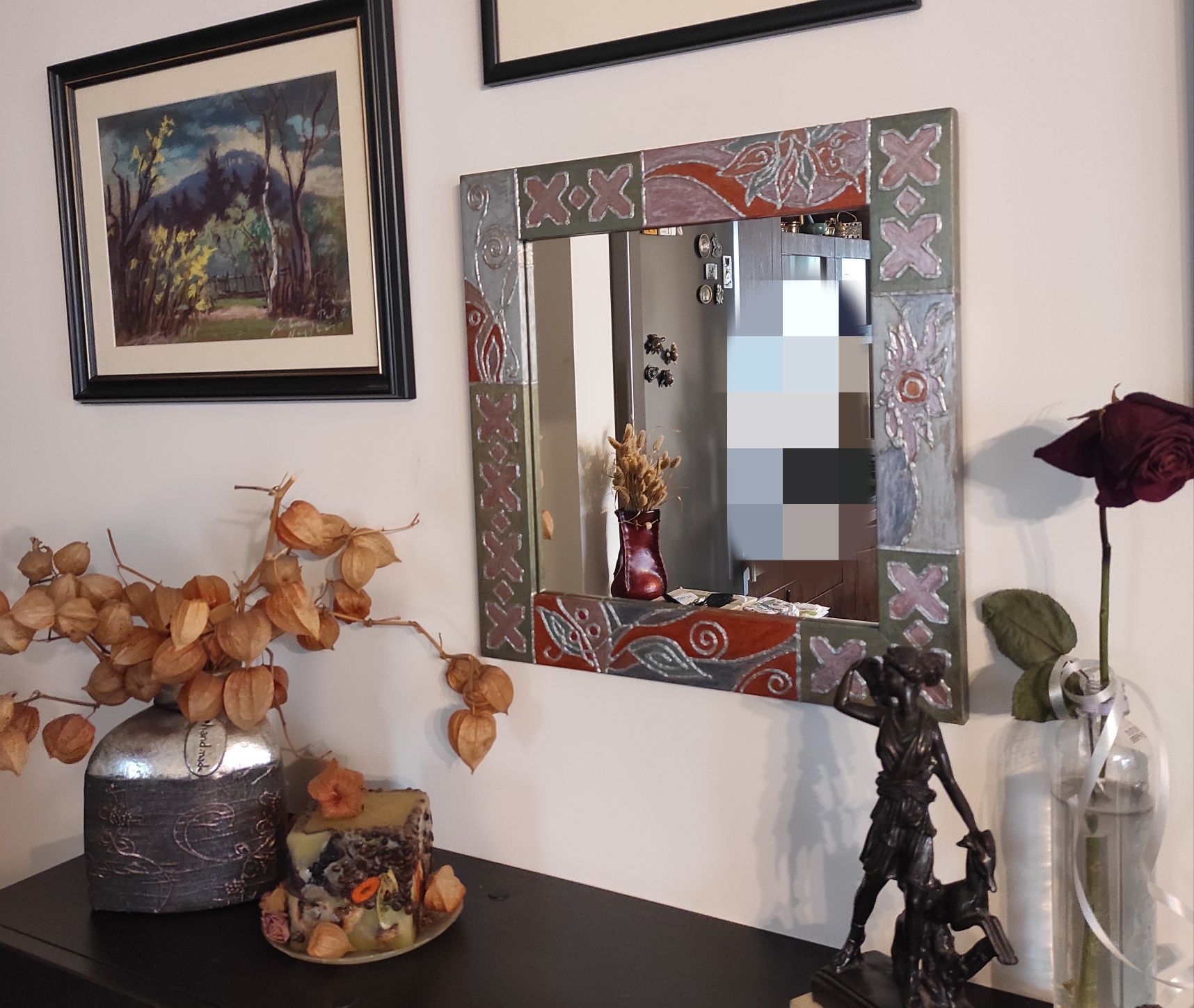 Oglindă decorativă de perete