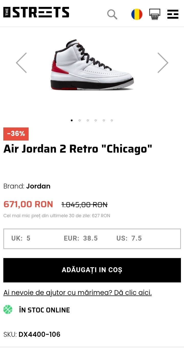 Adidasi Jordan Retro mărimea 39 nike boost force