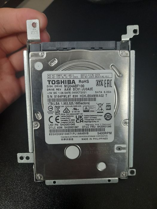 HDD 1Tb Toshiba 2.5