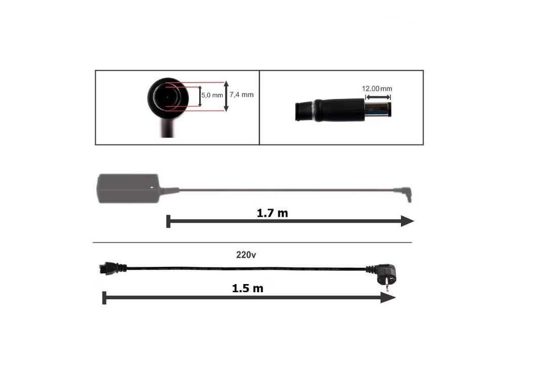 Оригинално Зарядно за лаптоп (Original Laptop Adapter) Dell