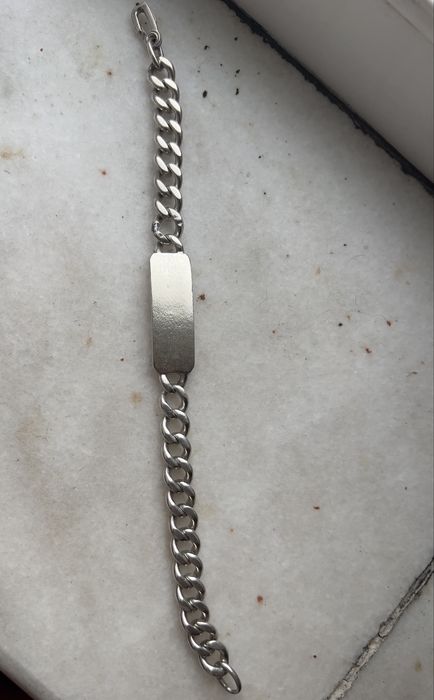 bratara argint cu placuta