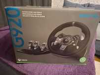 Volan Logitech G920 cu pedale și schimbător de viteze