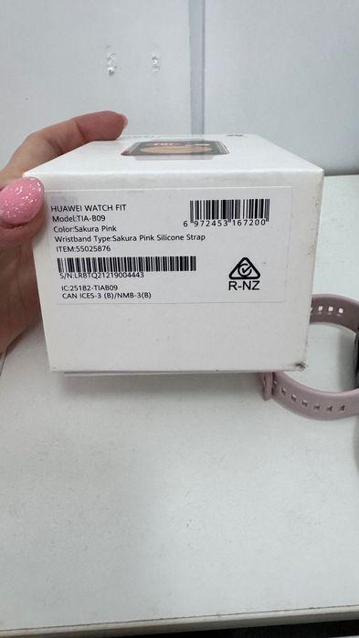 Часовник Huawei watch fit TiA B09 Sakura pink