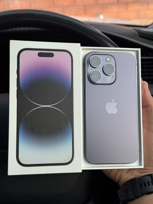  iPhone 14pro 5G 256gb 3J/A deep purple без ремонта и минуса акб 89%