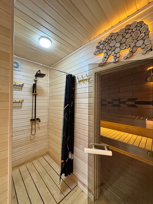 Мобильная баня из контейнера