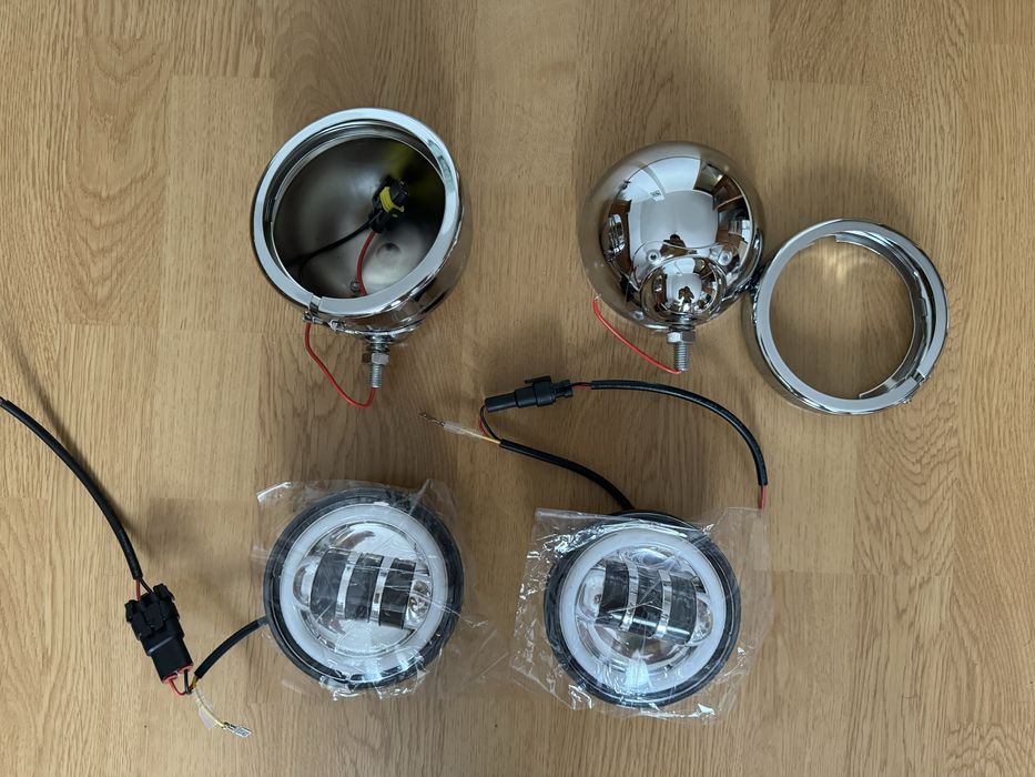 Proiectoare chopper LED proiectoare moto Led