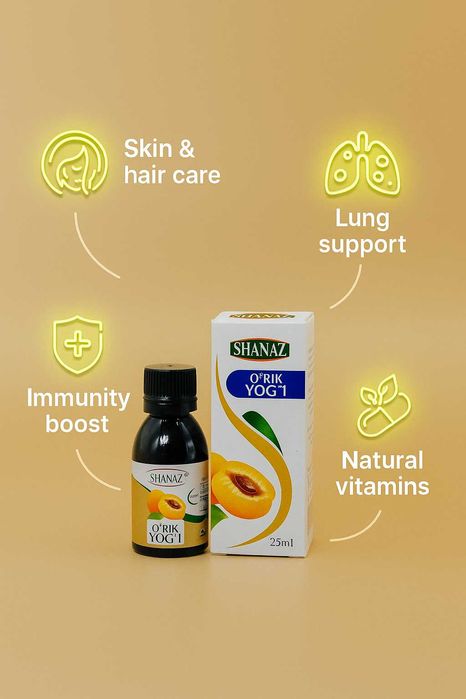 Масло Абрикосовое 25мл  (Ўрик ёғи)