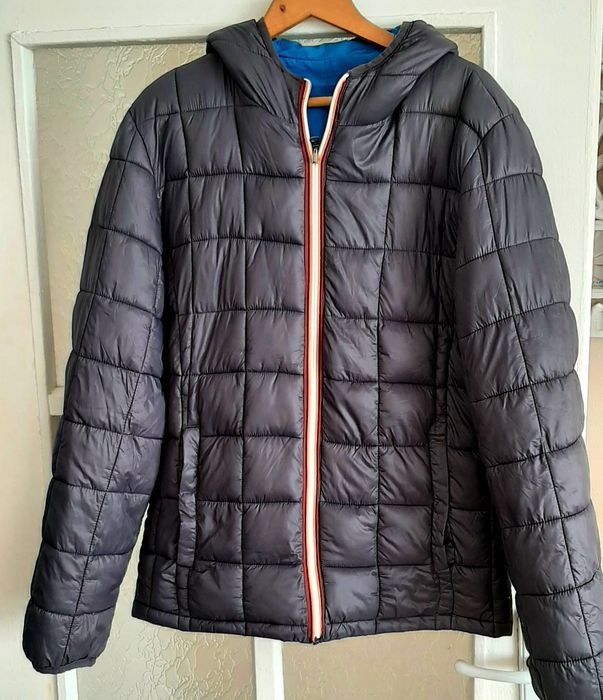 Двулицево топло яке,с качулка2XX и Есенно-злмен суитчър/яке/Дебело мъж