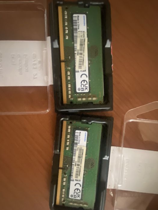 две плашки Samsung SODIUM DDR4 2x8GB, 3200МГц