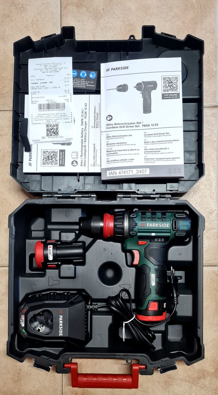 Парксайд 12v Мултиинструмент, Зеге Трион с батерии, Винтоверт с аксесо