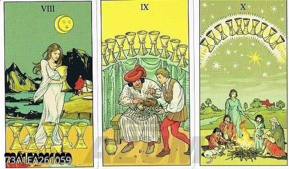 TAROTUL INAINTE & DUPĂ,2 SET carti de tarot de colectie,ORIG,ed lim-SG