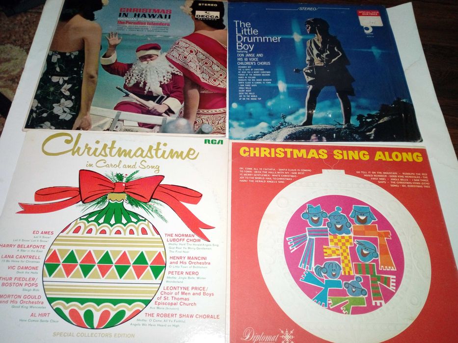 Discuri vinil de craciun SUA  in stare ca nou