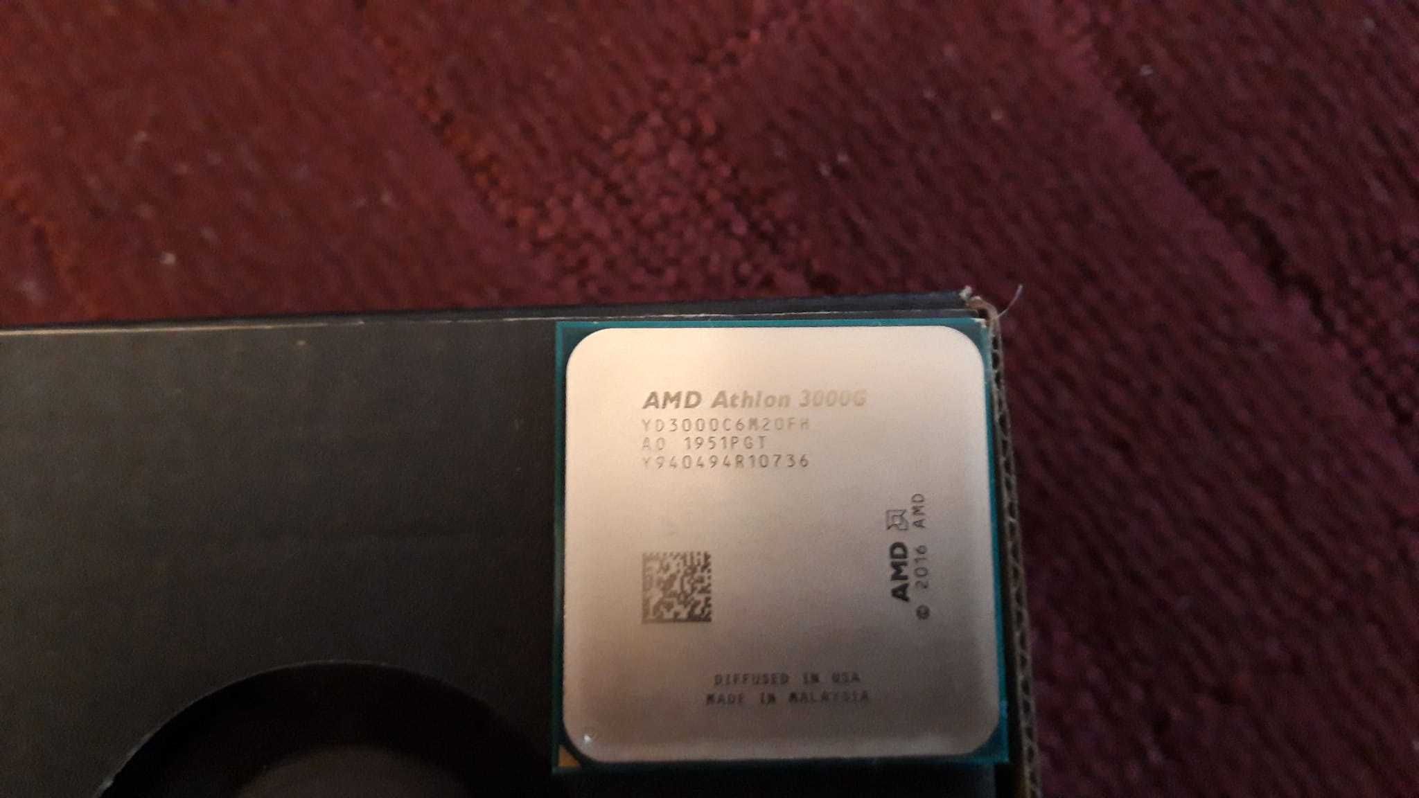 Procesor AMD Athlon 3000G 3.5GHz nou, cu sau fara cooler nou