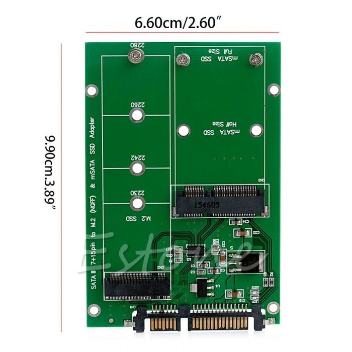 Продавам преходник msata към IDE 44 пина 1.8 инча