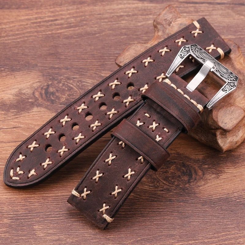 HAND MADE Кожена каишка за Huawei Watch/Samsung/Xiaomi/Garmin/Apple