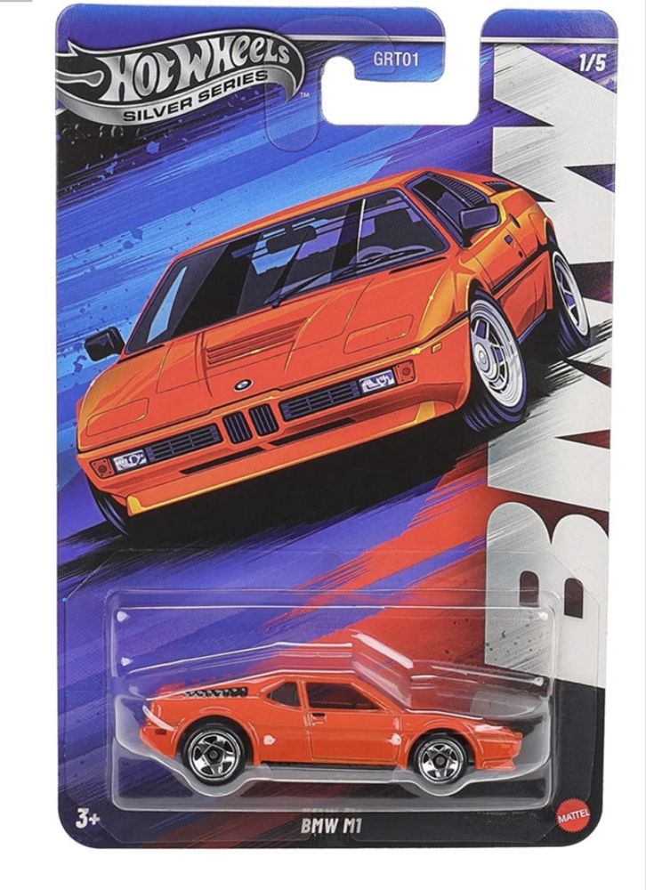 Hot wheels silver series bmw set