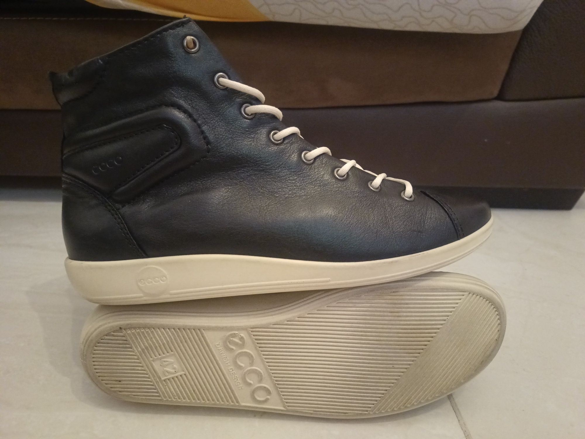 Ecco Soft 2.0 ghete piele, 42