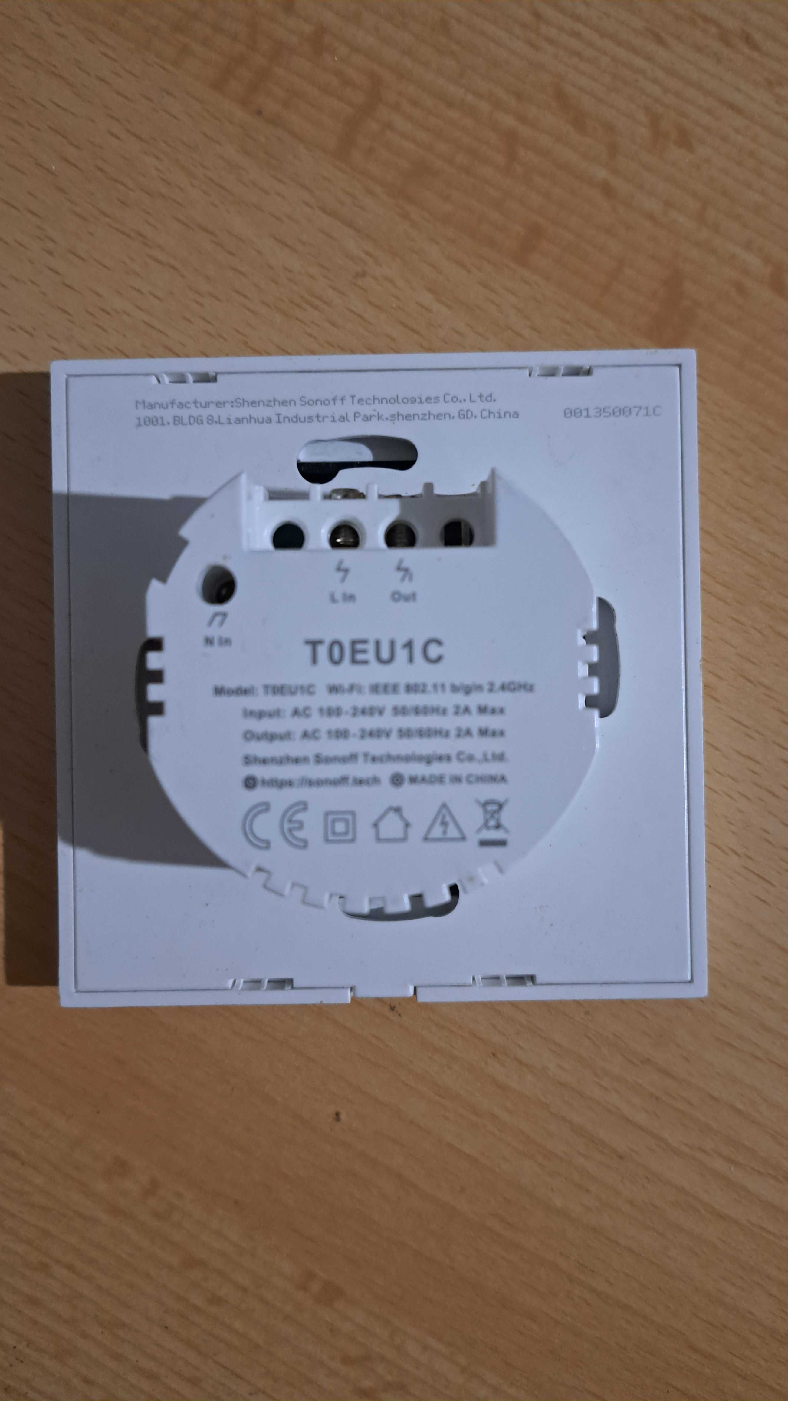 Intrerupator smart Sonoff cu Wi-Fi (cu nul)