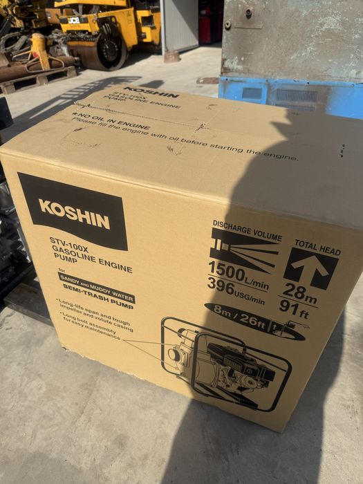 Motopompa 4 toli apa foarte murdara Koshin 1500l/minut