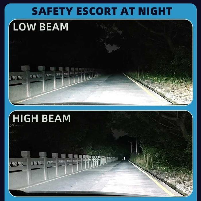 2023 Модел 180W LED Диодни крушки H4 12V 200% Светлина Директен Монтаж