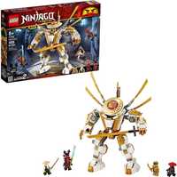 LEGO 71702 NINJAGO Legacy Golden Mech Action Figure with Lloyd, Wu and