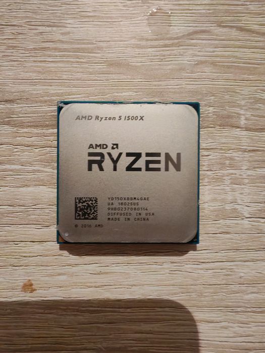 Продам Ryzen 5 1500x, 4 ядер 8 потоков Б/У