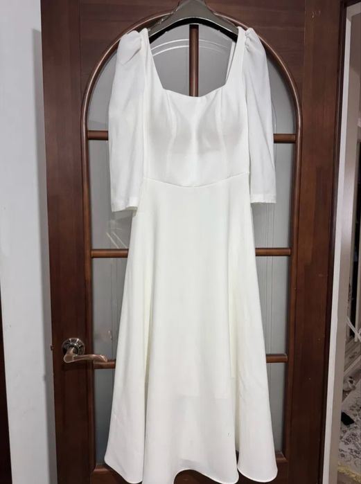 повседневная белая платья