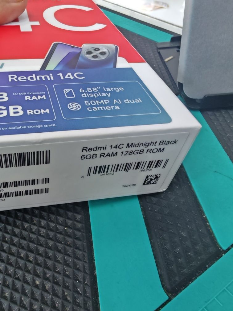 Redmi 14C, 6/128 GB, Nou, Garanție