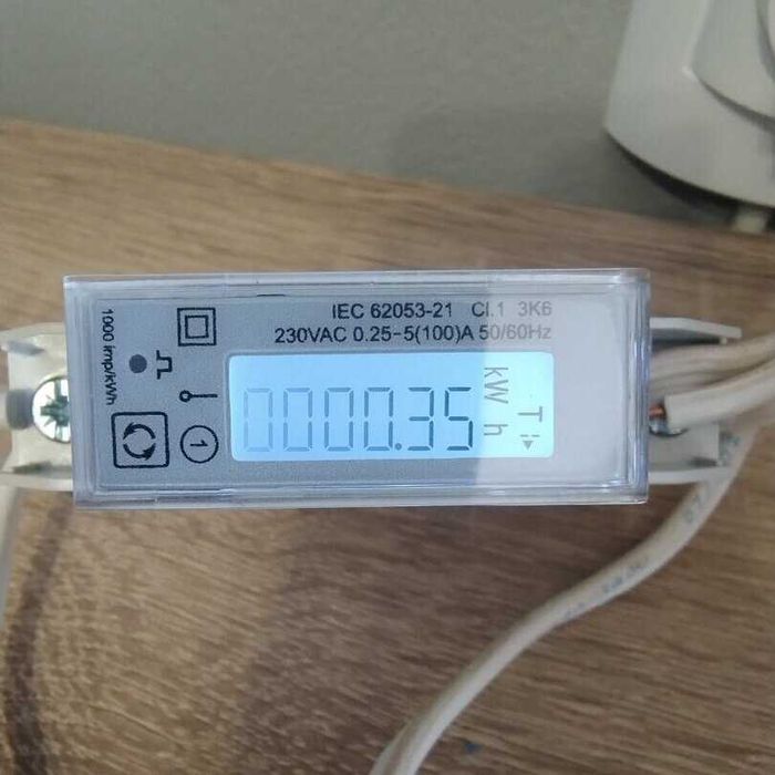 Двутарифен електромер 100A | Вградена батерия за запазване на часа