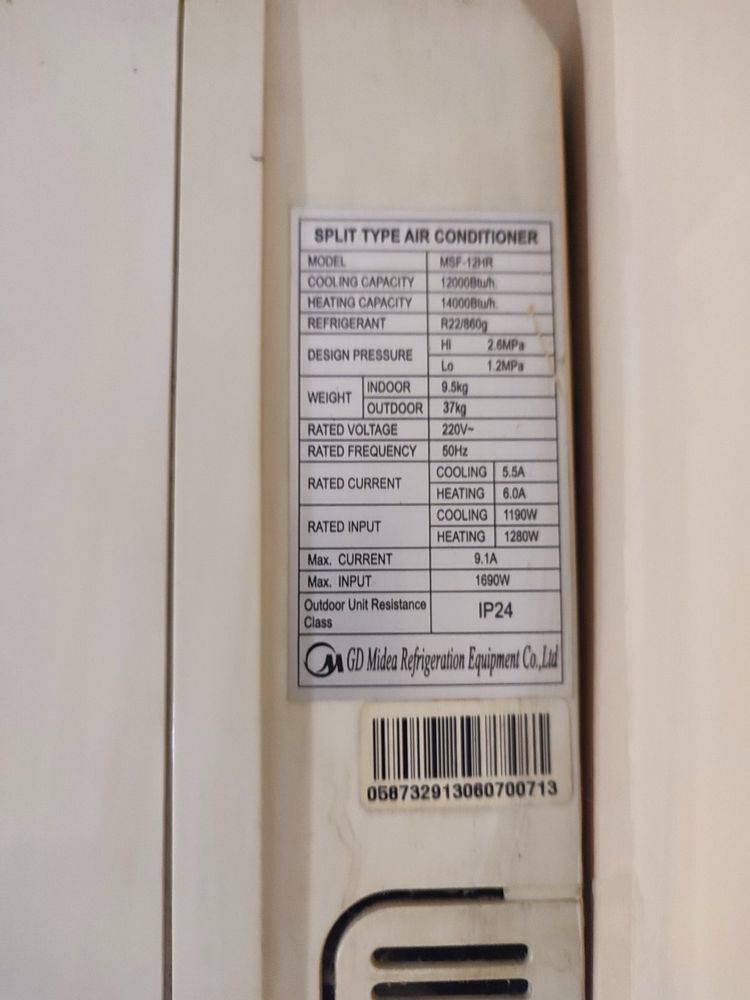 Климатик Midea MSF 12HR
