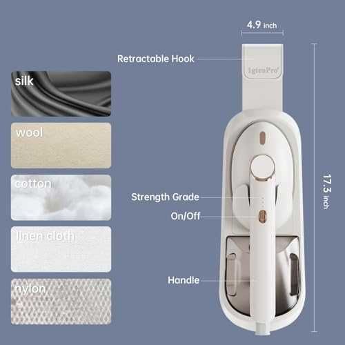 Нов Мощен 1500W ръчен парагенератор за дрехи гладене с 400ml резервоар