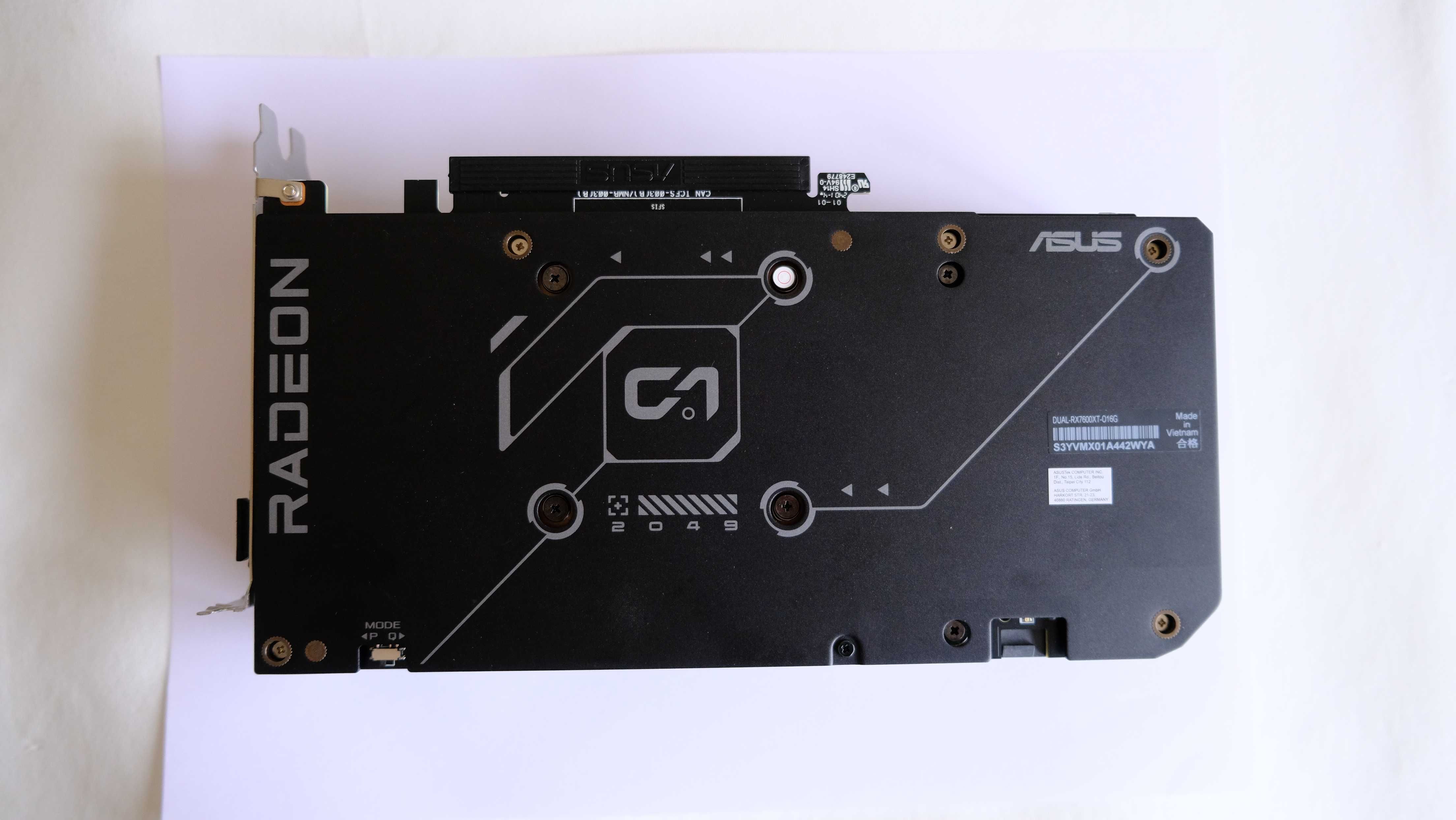 графична карта ASUS - AMD RX 7600XT DUAL OC 16GB GDDR6 128bit