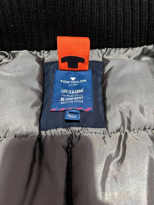 Зимна мъжка парка Tom Tailor Navy Blue, размер L