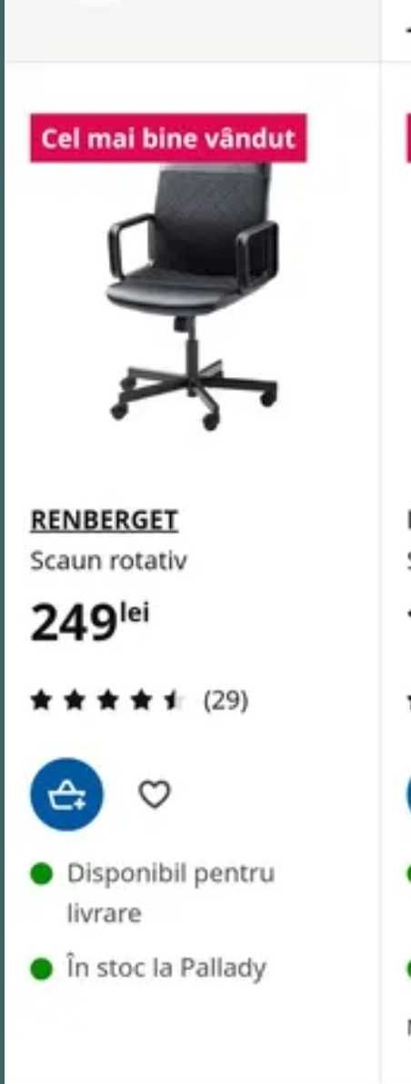 Scaun birou Ikea 7 buc