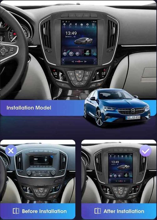 Opel Insignia 2014 - 2018 9.7” Мултимедия Навигация Android