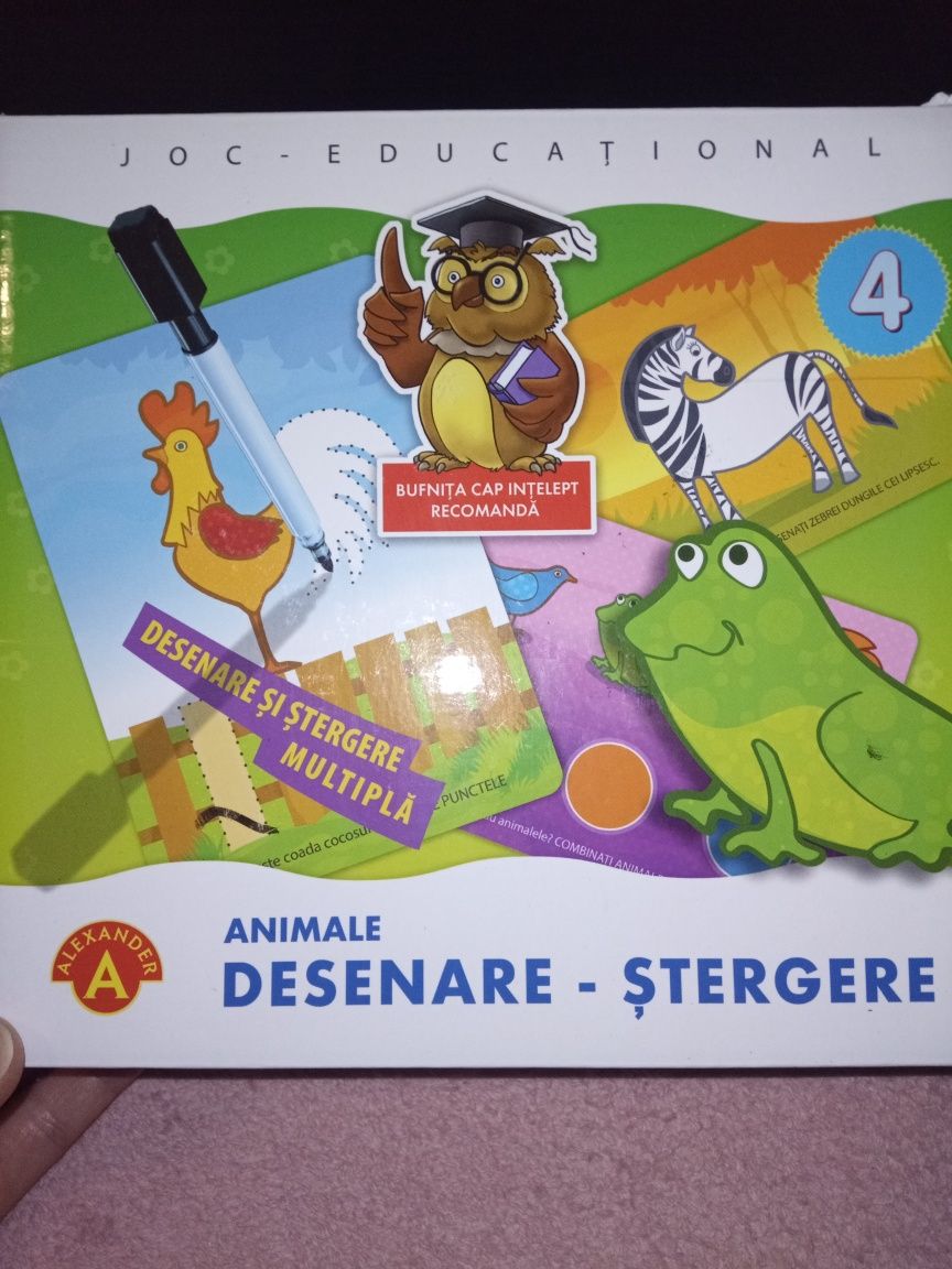 Joc educațional desenare-stergere