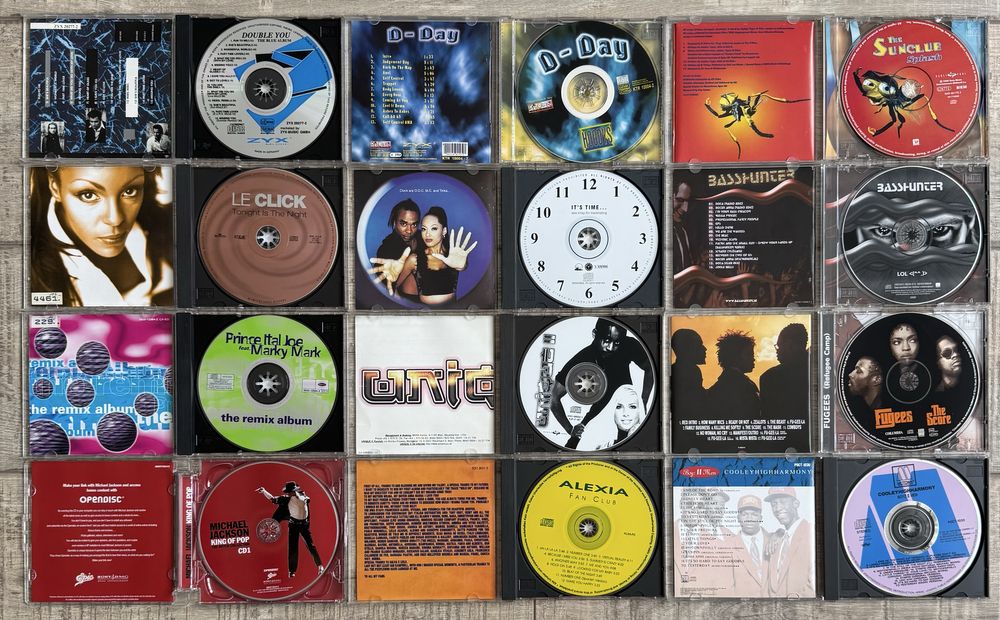 Pachet 19 Eurodance - Le Click/Hoodys/Double You/Unique II/ Alexia