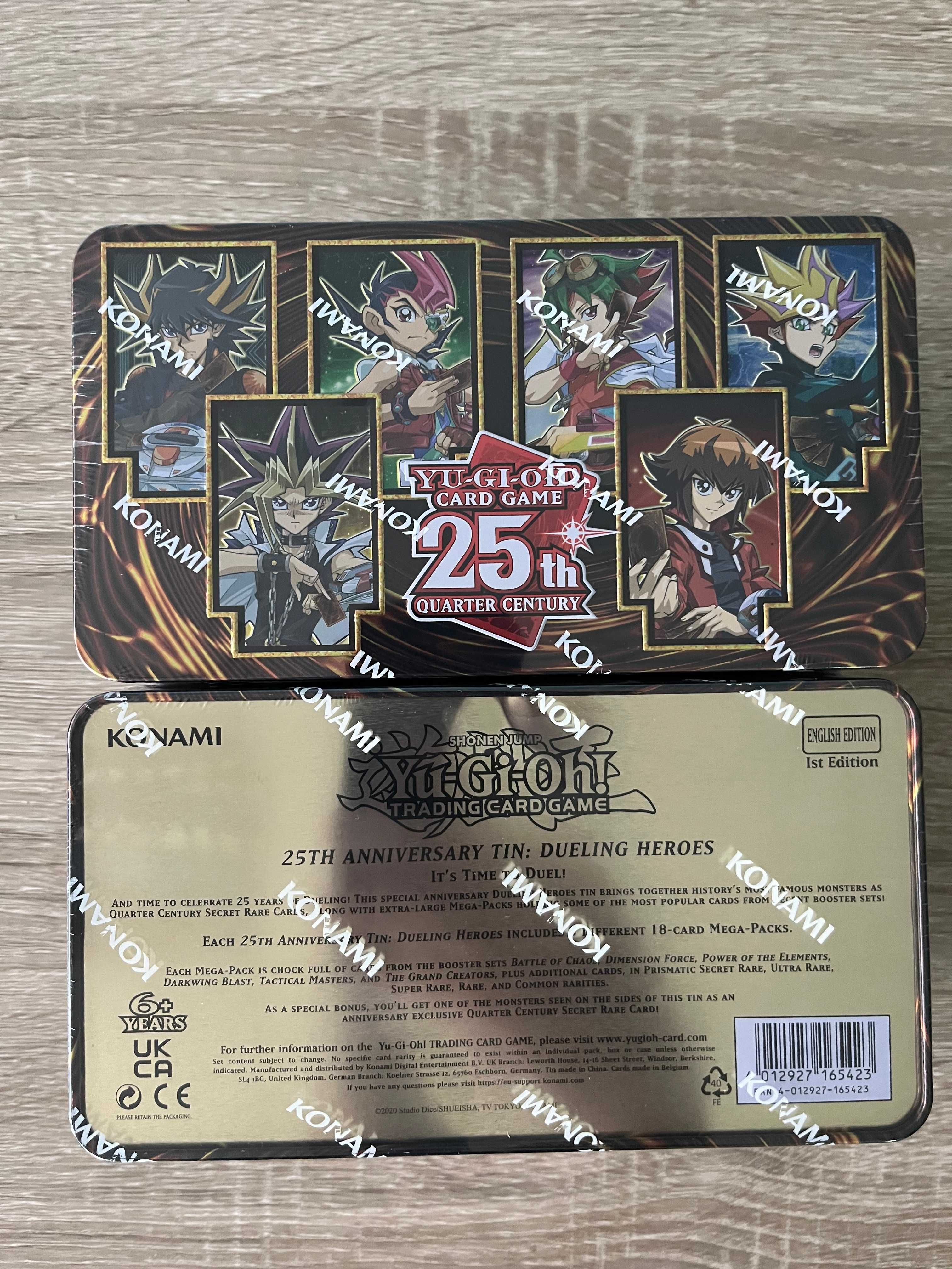Yu-Gi-Oh! TCG карти 25th Anniversary Tin: Dueling Heroes