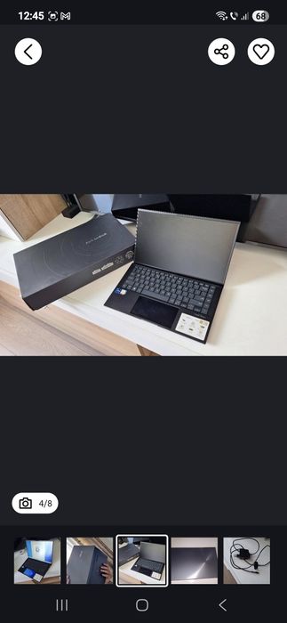 Vând laptop ASUS ZenBook  14 UX435E  STARE IMPECABILĂ!!!