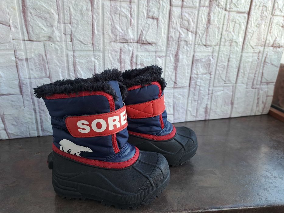 детски ботуши,зимни обувки,боти,апрески,Sorel номер25 за момче