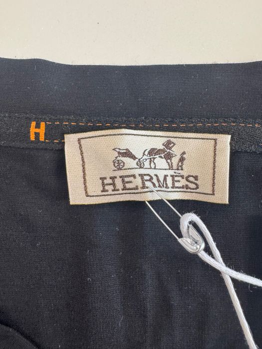 Hermes-Автентична чисто нова мъжка тениска Л размер