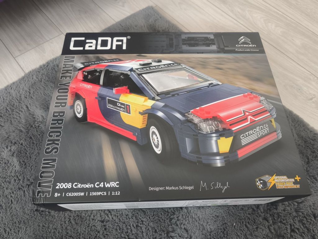 Set construcție cărămizi, CaDA Citroen C4 WRC (competitor Lego Icons)