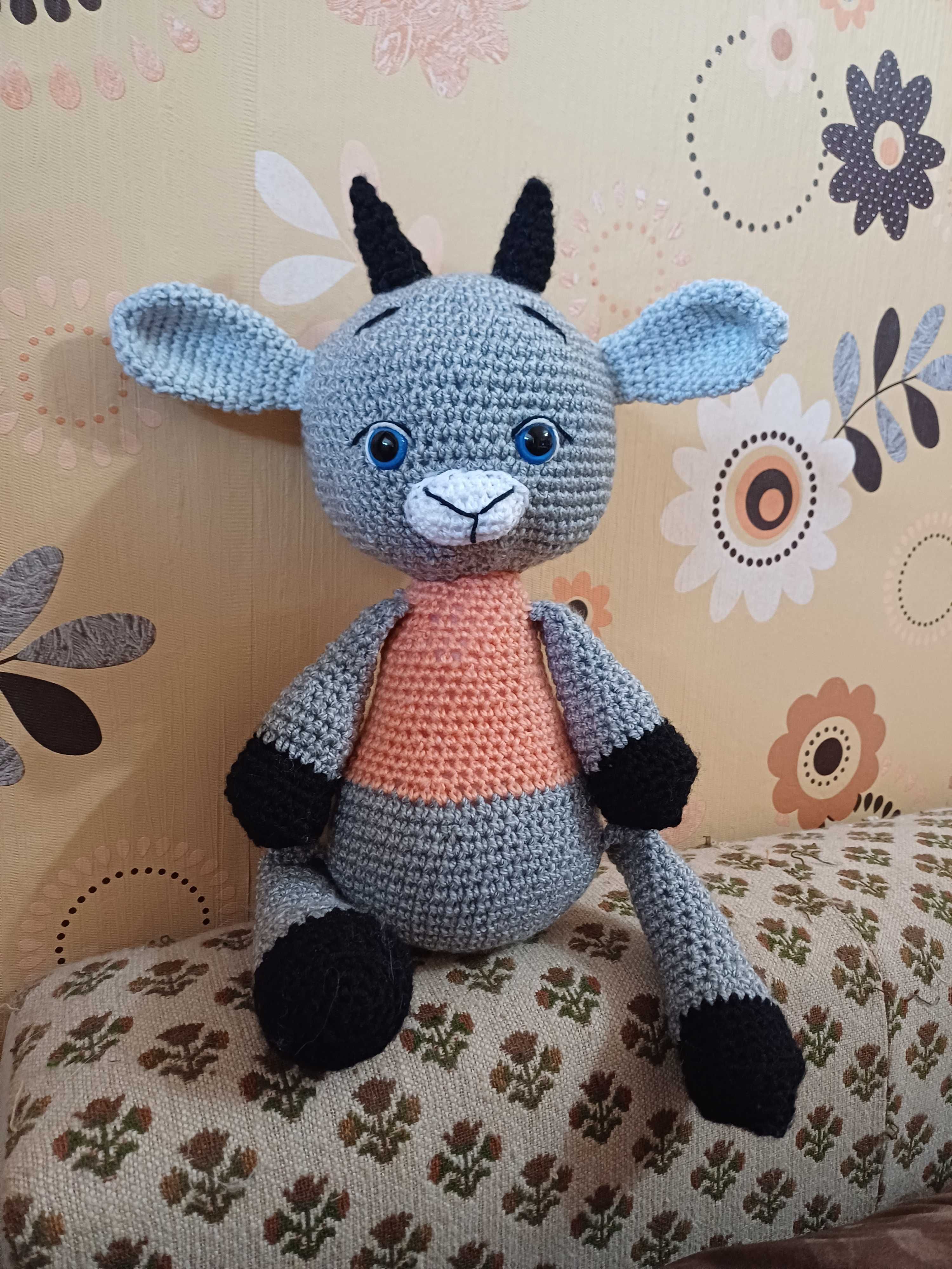 Плетена играчка козленцето Пенчо