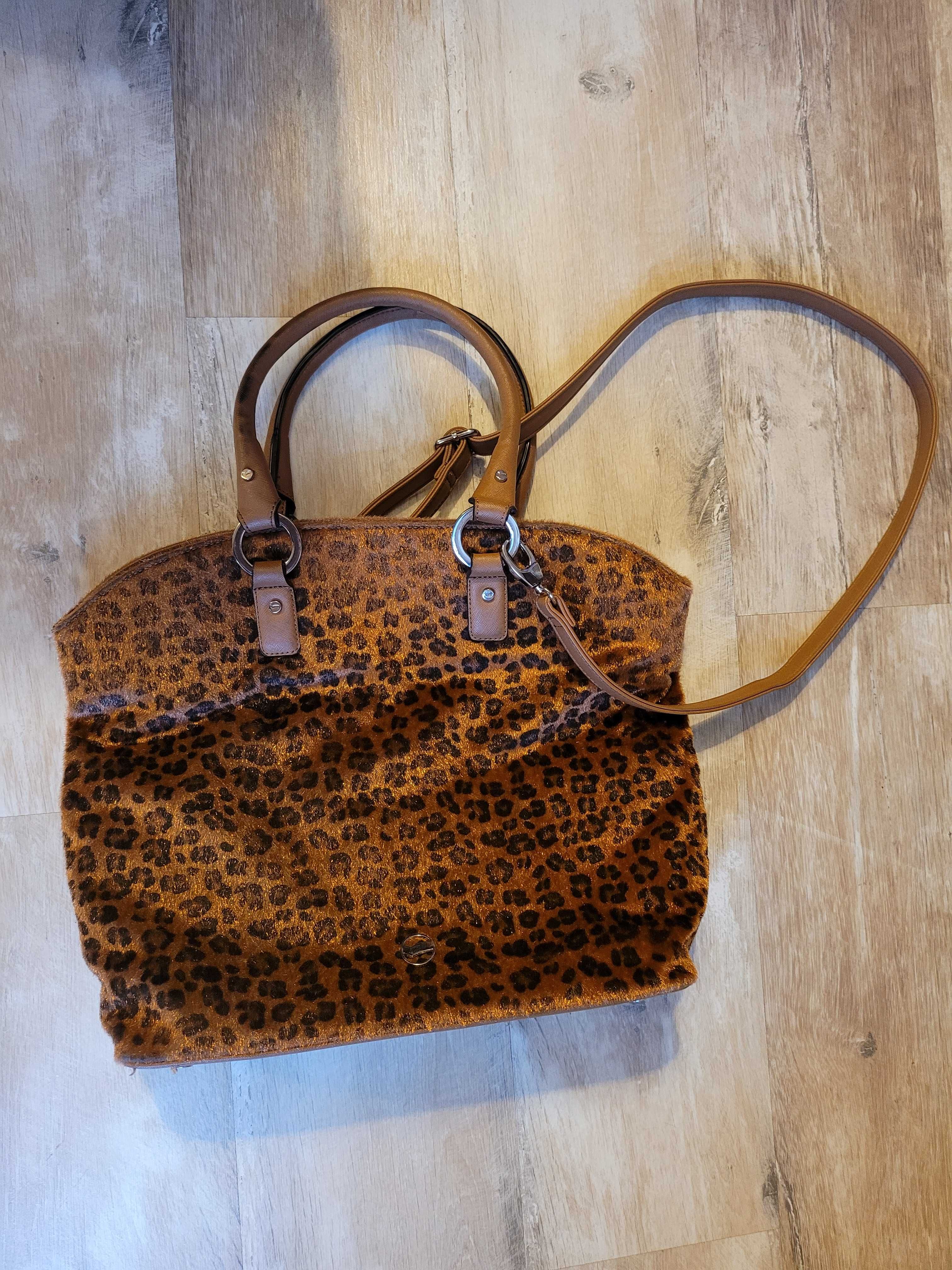 Оригинална дамска чанта GAS леопард